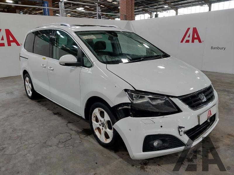 2016 SEAT ALHAMBRA TDI SE LUX 1968cc TURBO DIESEL SEMI AUTO 6 Speed 5 DOOR MPV