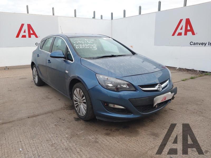 2015 VAUXHALL ASTRA EXCITE 1398cc PETROL MANUAL 5 Speed 5 DOOR HATCHBACK