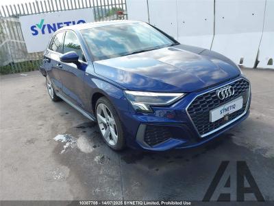 Image of 2022 AUDI A3 SPORTBACK TFSI E S LINE 40 1395cc TURBO PETROL/ELECTRIC SEMI AUTO 5 DOOR HATCHBACK