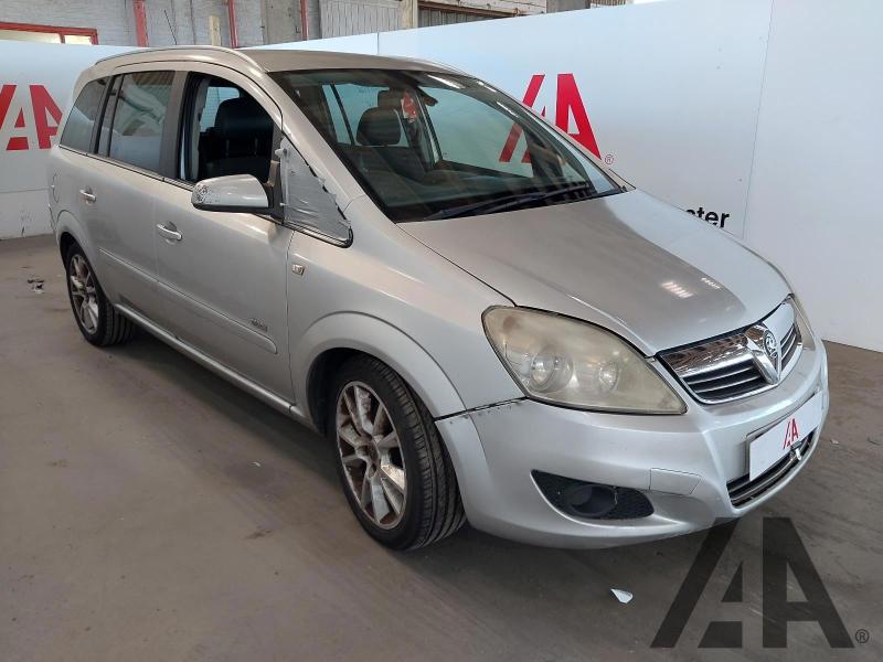 2008 VAUXHALL ZAFIRA DESIGN CDTI 16V 1910cc TURBO DIESEL AUTOMATIC 6 Speed 5 DOOR MPV