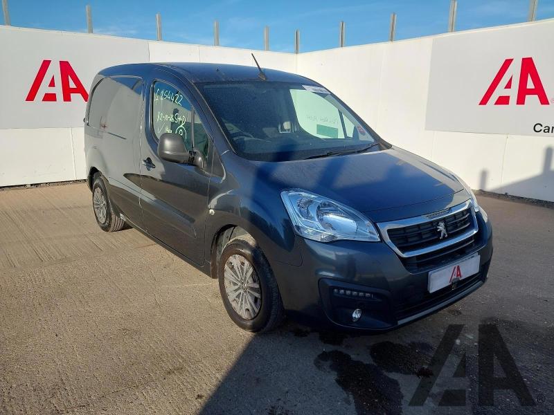 2017 PEUGEOT PARTNER BLUE HDI PROFESSIONAL L1 1560cc TURBO DIESEL MANUAL 5 Speed PANEL VAN