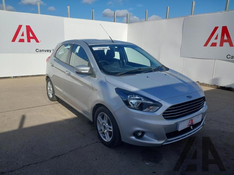 2017 FORD KA ZETEC 1198cc PETROL MANUAL 5 Speed 5 DOOR HATCHBACK