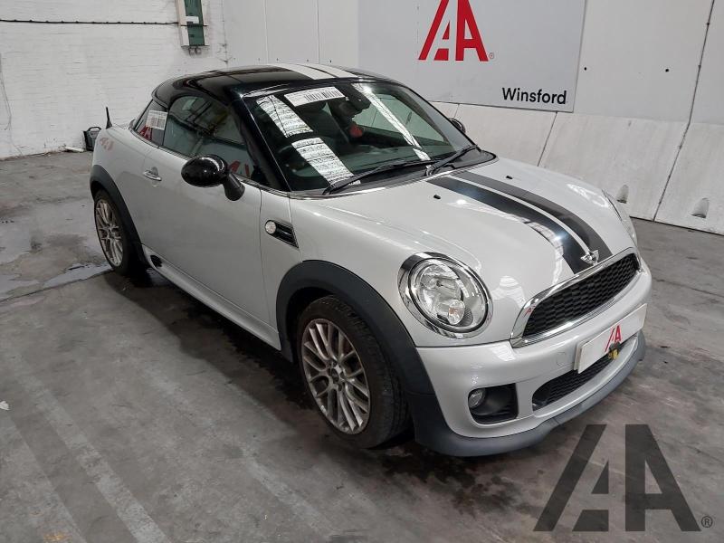 2012 MINI COUPE COOPER 1598cc PETROL MANUAL 6 Speed 2 DOOR COUPE