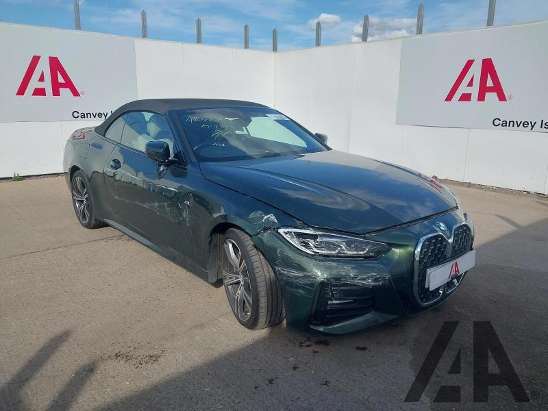 2021 BMW 4 SERIES 430I M SPORT 1998cc TURBO PETROL AUTOMATIC 2 DOOR CONVERTIBLE