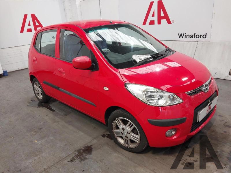 2010 HYUNDAI I10 COMFORT 1248cc PETROL MANUAL 5 Speed 5 DOOR HATCHBACK