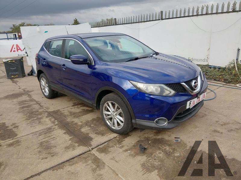 2014 NISSAN QASHQAI DCI ACENTA SMART VISION 1461cc TURBO DIESEL MANUAL 6 Speed 5 DOOR HATCHBACK