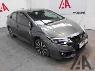 Image of 2016 HONDA CIVIC I-VTEC SE PLUS 1798cc PETROL AUTOMATIC 5 Speed 5 DOOR HATCHBACK