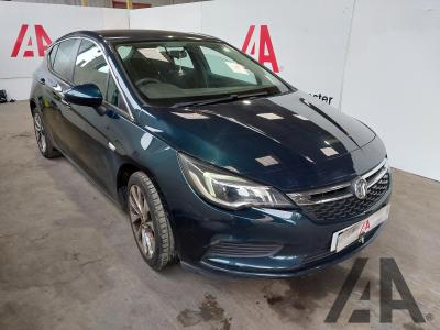 2016 VAUXHALL ASTRA DESIGN 1399cc PETROL MANUAL 5 Speed 5 DOOR HATCHBACK