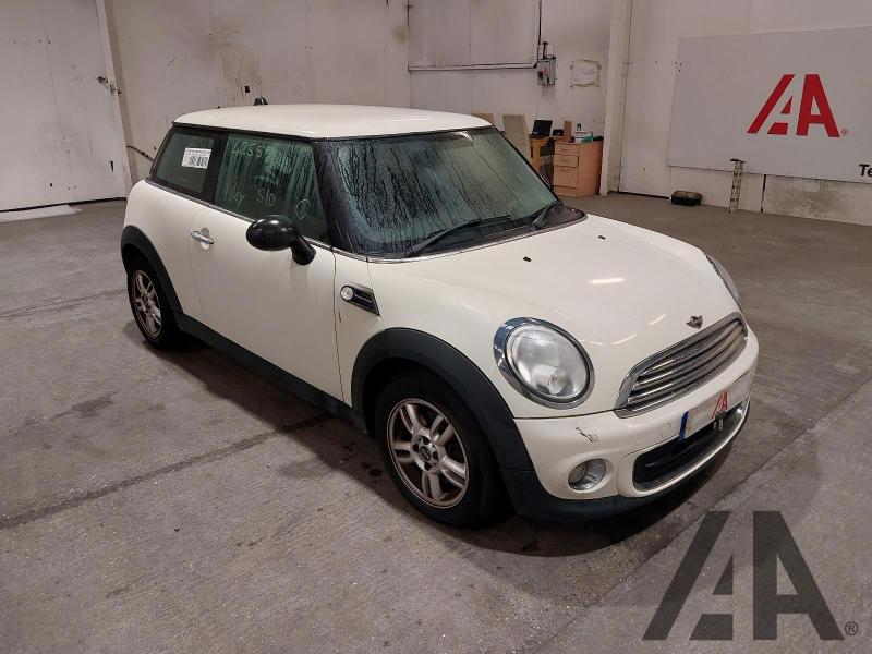 2012 MINI HATCH ONE 1598cc PETROL MANUAL 6 Speed 3 DOOR HATCHBACK