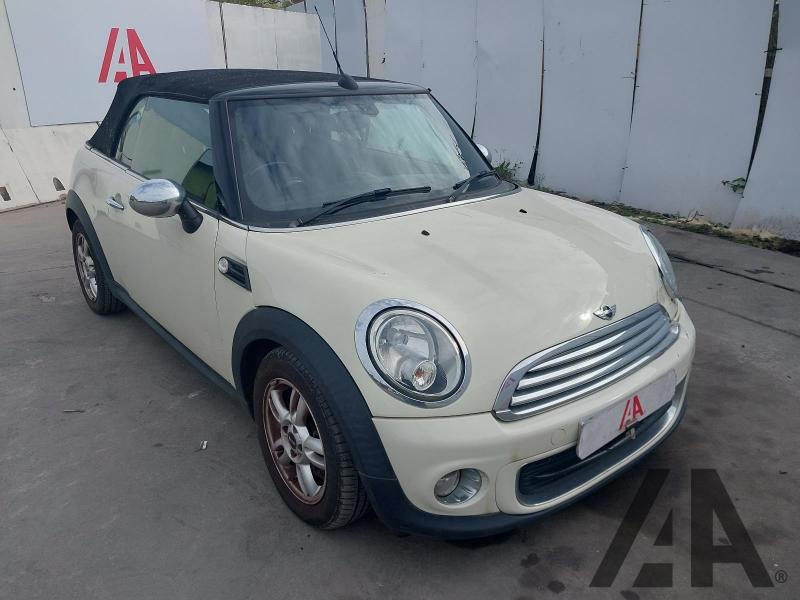 2013 MINI CONVERTIBLE ONE 1598cc PETROL MANUAL 6 Speed 2 DOOR CONVERTIBLE