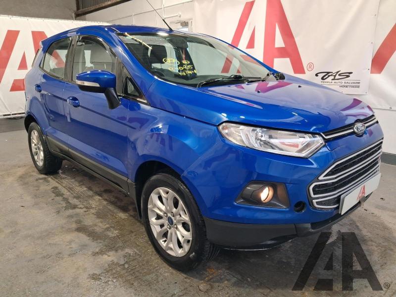 2017 FORD ECOSPORT ZETEC 1499cc PETROL MANUAL 5 DOOR HATCHBACK