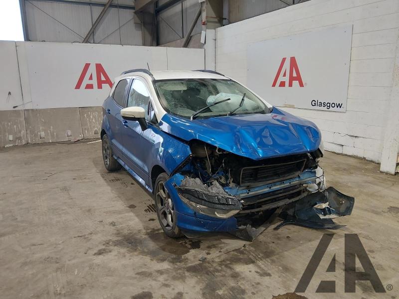 2018 FORD ECOSPORT ST-LINE TDCI 1499cc TURBO DIESEL MANUAL 5 DOOR HATCHBACK