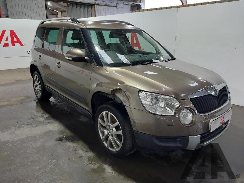 2010 SKODA YETI ELEGANCE TDI CR 1968cc TURBO DIESEL MANUAL 5 DOOR HATCHBACK