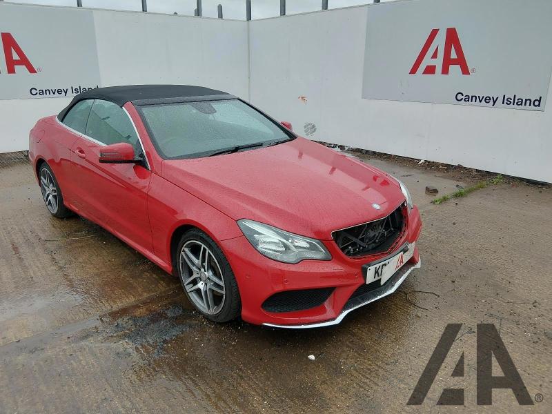 2014 MERCEDES E-CLASS E350 BLUETEC AMG SPORT 2987cc TURBO DIESEL AUTOMATIC 2 DOOR CONVERTIBLE