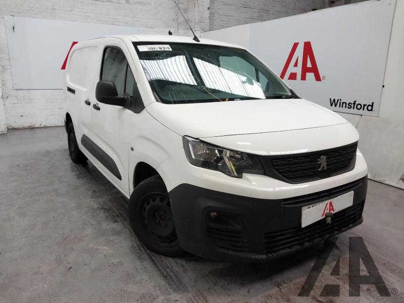 2021 PEUGEOT PARTNER BLUEHDI PROFESSIONAL PREMIUM L 1499cc TURBO DIESEL MANUAL 4 DOOR PANEL VAN