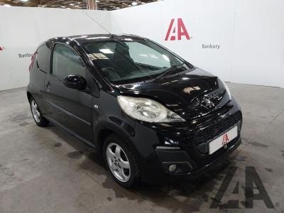 Image of 2012 PEUGEOT 107URE 998cc PETROL MANUAL 5 Speed 3 DOOR HATCHBACK