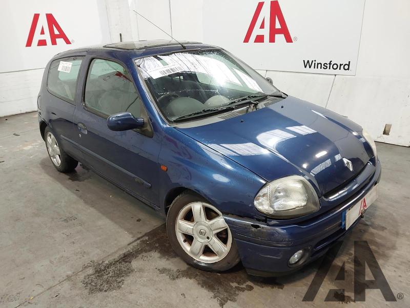 2001 RENAULT CLIO ALIZE 16V 1390cc PETROL AUTOMATIC 4 Speed 3 DOOR HATCHBACK