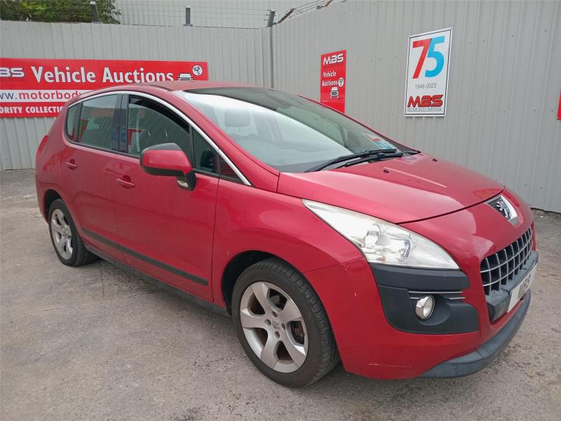 2011 PEUGEOT 3008 SPORT HDI 1560cc TURBO DIESEL SEMI AUTO 6 Speed 5 DOOR HATCHBACK