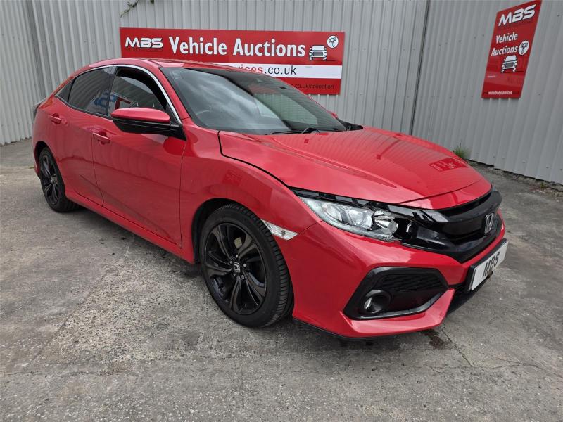 2018 HONDA CIVIC I-DTEC SR 1597cc TURBO DIESEL MANUAL 5 DOOR HATCHBACK