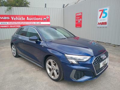 Image of 2022 AUDI A3 SPORTBACK TFSI S LINE 35 1498cc TURBO PETROL MANUAL 5 DOOR HATCHBACK