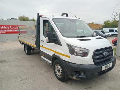 Image of 2022 FORD TRANSIT 350 LEADER C/C ECOBLUE 1996cc TURBO DIESEL MANUAL DROPSIDE TAIL LIFT