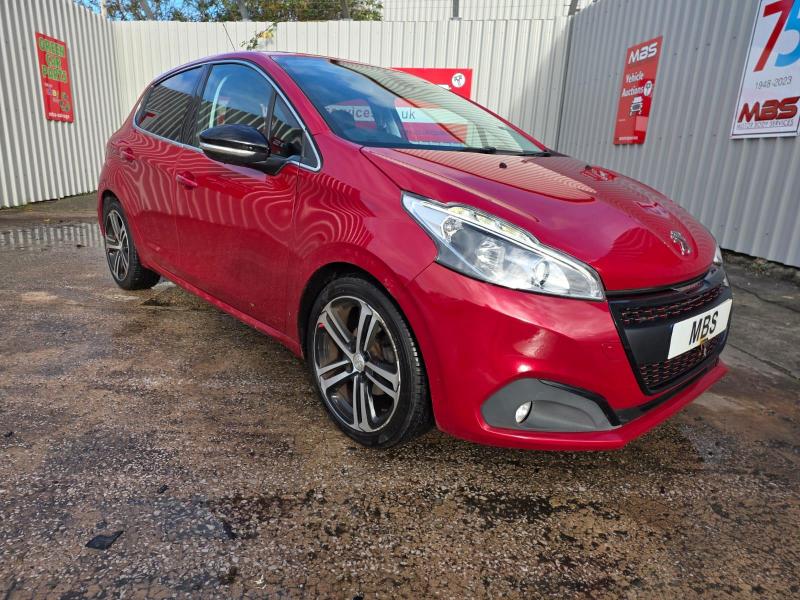 2017 PEUGEOT 208 PURETECH S/S GT LINE 1199cc TURBO PETROL MANUAL 5 DOOR HATCHBACK