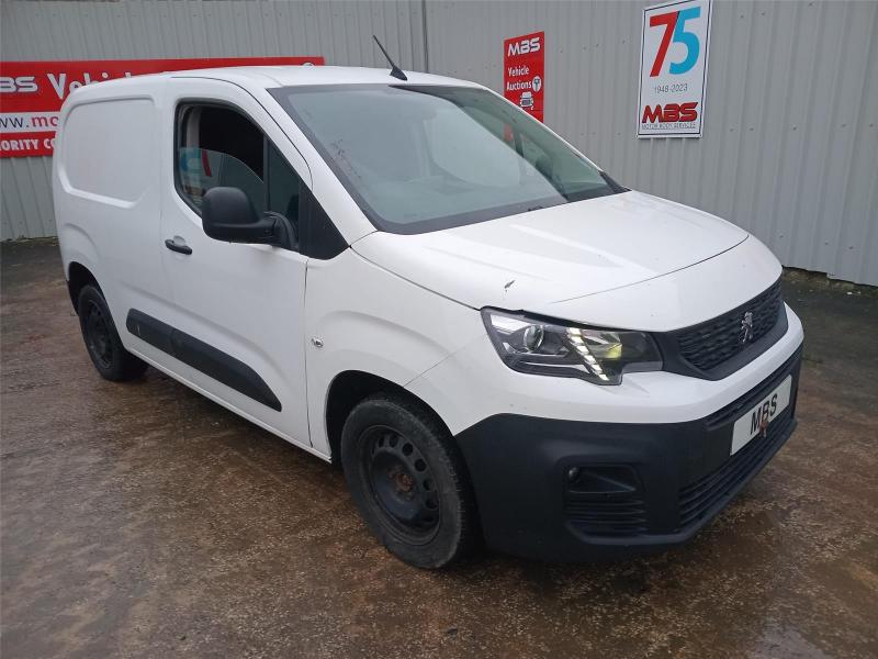 2019 PEUGEOT PARTNER BLUEHDI PROFESSIONAL L1 1560cc TURBO DIESEL MANUAL 5 Speed PANEL VAN