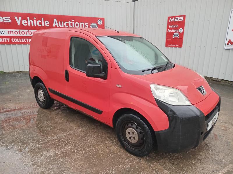 2010 PEUGEOT BIPPER HDI S 1398cc TURBO DIESEL MANUAL 5 Speed PANEL VAN