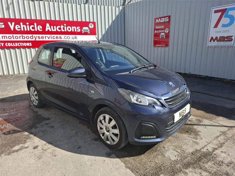 2016 PEUGEOT 108 ACTIVE 998cc PETROL MANUAL 5 Speed 3 DOOR HATCHBACK