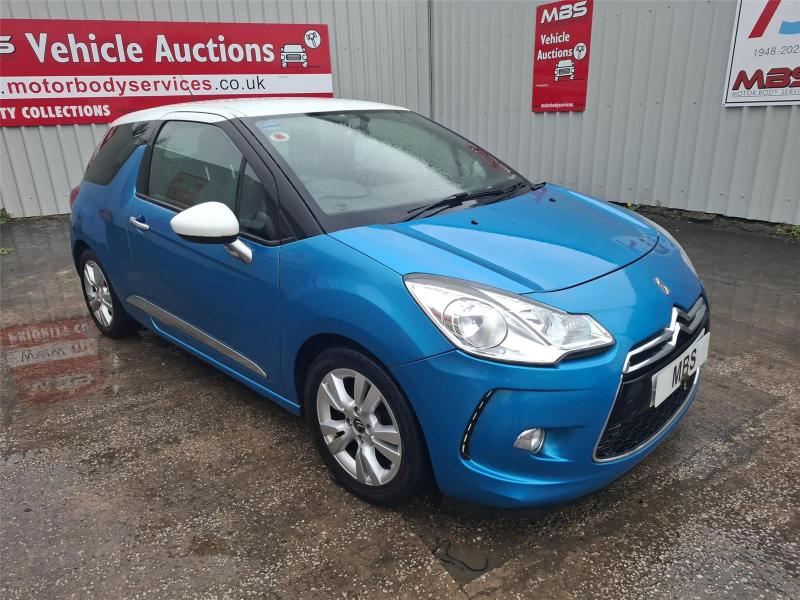 2013 CITROEN DS3 E-HDI DSTYLE 1560cc TURBO DIESEL MANUAL 5 Speed 3 DOOR HATCHBACK