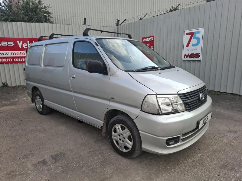2008 TOYOTA HI-ACE 280 SWB D-4D 95 2494cc TURBO DIESEL MANUAL 5 Speed PANEL VAN