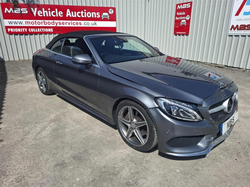2017 MERCEDES C-CLASS C 220 D AMG LINE 2143cc TURBO DIESEL AUTOMATIC 2 DOOR CONVERTIBLE