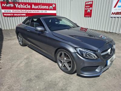 Image of 2017 MERCEDES C-CLASS C 220 D AMG LINE 2143cc TURBO DIESEL AUTOMATIC 2 DOOR CONVERTIBLE