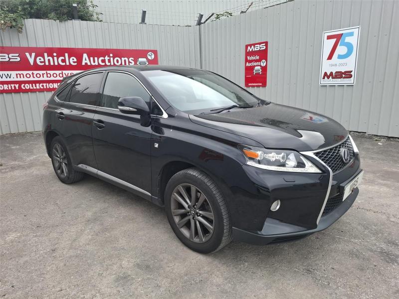 2015 LEXUS RX 450H F SPORT 3456cc PETROL/ELECTRIC CVT 1 Speed 5 DOOR ESTATE