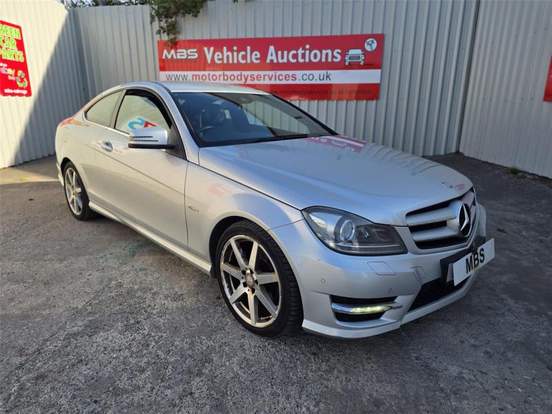 2012 MERCEDES C-CLASS C180 BLUEEFFICIENCY AMG SPORT 1796cc TURBO PETROL MANUAL 2 DOOR COUPE