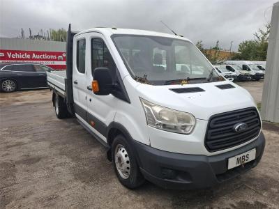 Image of 2015 FORD TRANSIT 350 L3 DCB C/C DRW 2198cc TURBO DIESEL MANUAL 6 Speed Dropside
