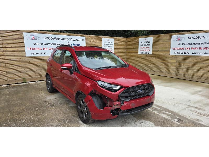 2021 FORD ECOSPORT ST-LINE 999cc TURBO PETROL MANUAL 5 DOOR HATCHBACK