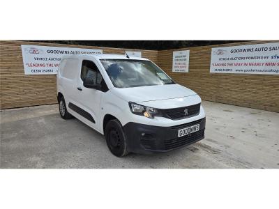 Image of 2019 69 PEUGEOT PARTNER BLUEHDI PROFESSIONAL L1 1499cc TURBO DIESEL MANUAL 4 DOOR PANEL VAN