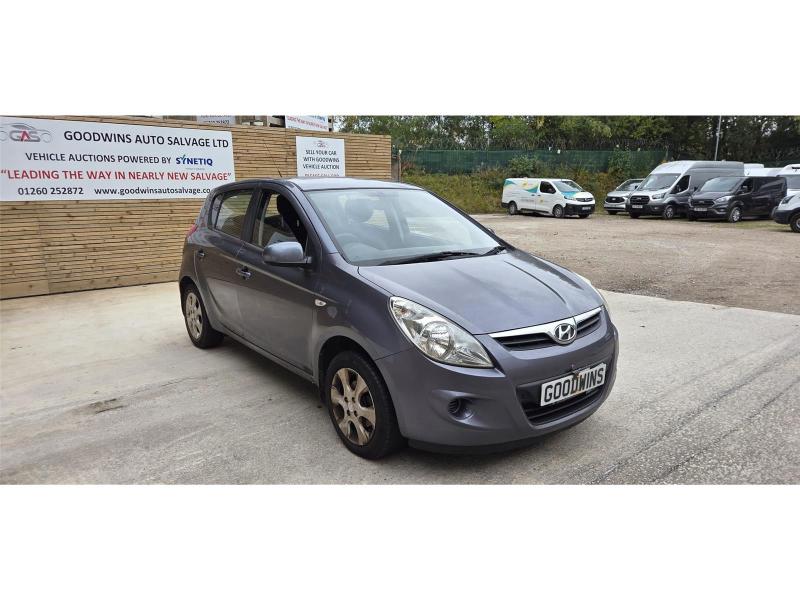 2011 HYUNDAI I20 COMFORT 1248cc PETROL MANUAL 5 DOOR HATCHBACK