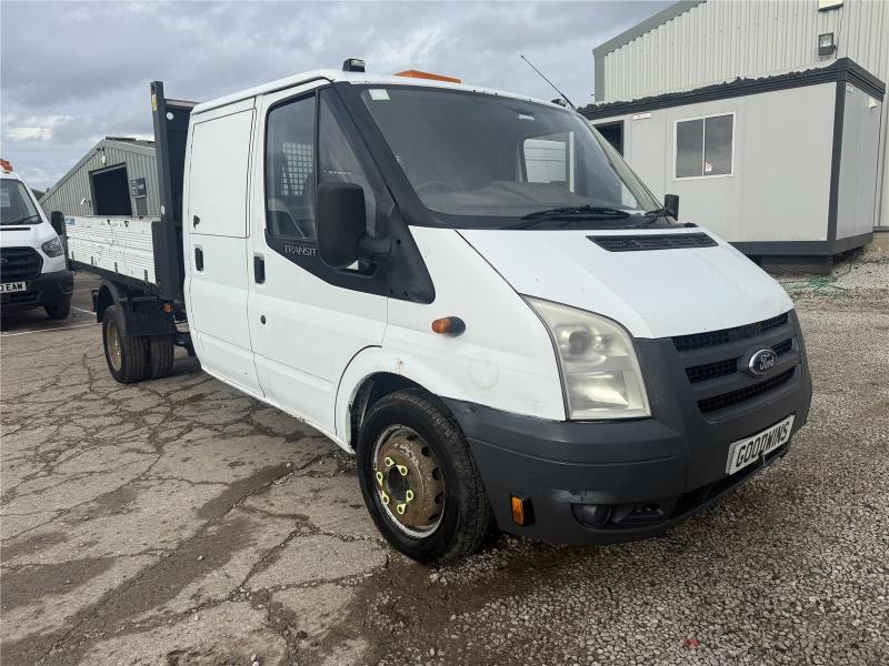 2011 FORD TRANSIT 350 DRW 2402cc TIPPER TURBO DIESEL MANUAL CHASSIS CAB