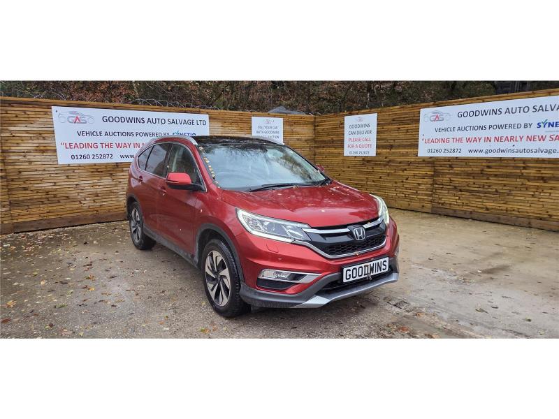 2018 HONDA CR-V I-DTEC EX 1597cc TURBO DIESEL MANUAL 5 DOOR ESTATE