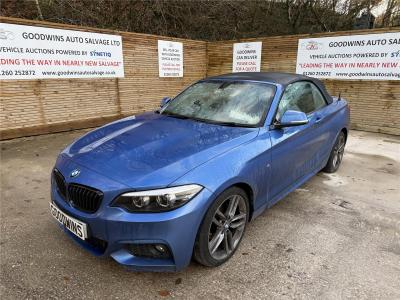 Image of 2018 68 BMW 2 SERIES 218D M SPORT 1995cc TURBO DIESEL AUTOMATIC 2 DOOR CONVERTIBLE