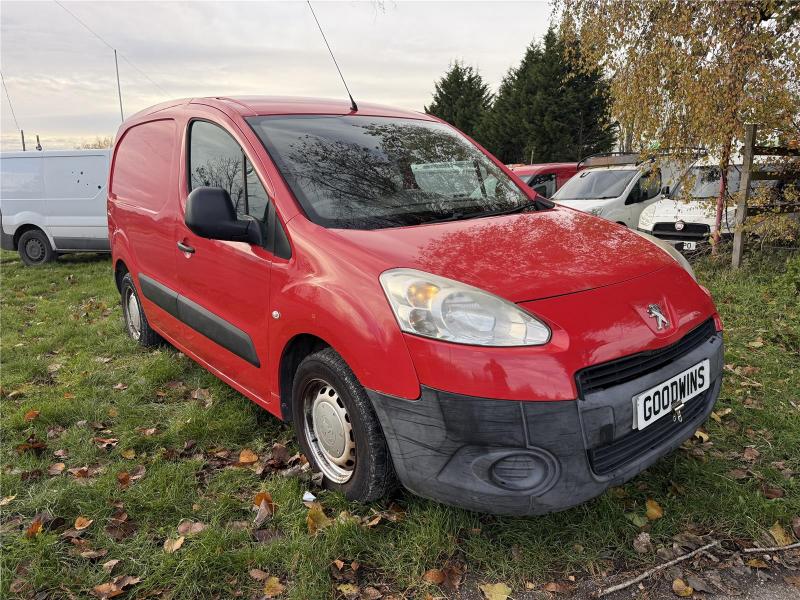 2012 PEUGEOT PARTNER HDI S L1 625 1560cc TURBO DIESEL MANUAL PANEL VAN