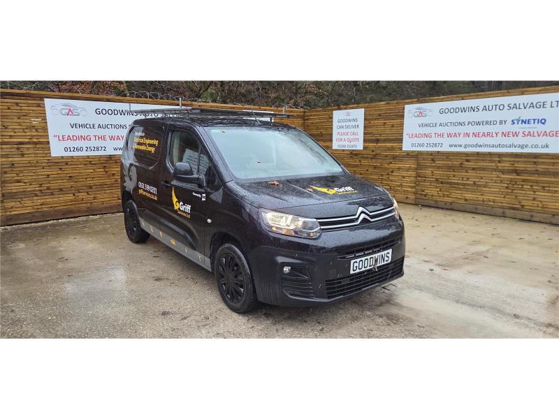 2020 CITROEN BERLINGO 1000 ENTERPRISE M BLUEHDI S/S 1560cc TURBO DIESEL MANUAL PANEL VAN
