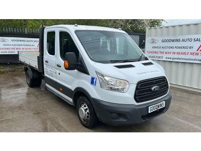 Image of 2015 65 FORD TRANSIT 350 L3 DCB TIPPER C/C DRW 2198cc TURBO DIESEL MANUAL CHASSIS CAB