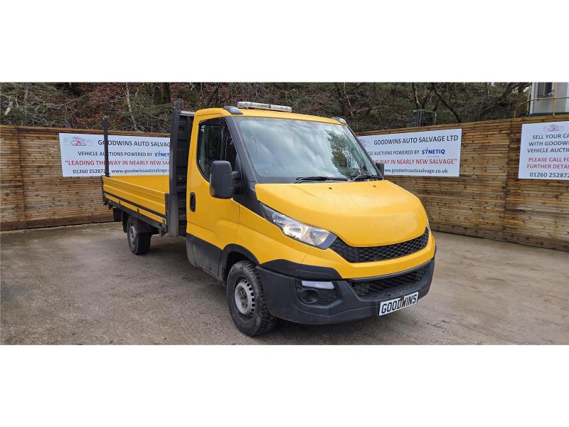 2015 65 IVECO DAILY 35S11 2287cc TURBO DIESEL MANUAL 2 DOOR CHASSIS CAB DROP SIDE