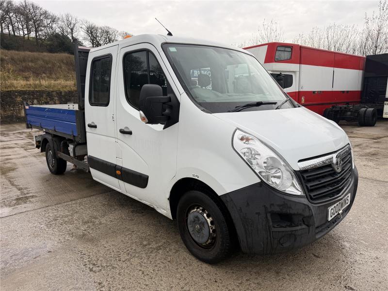2016 VAUXHALL MOVANO F3500 L3H1 CDTI CRC TIPPER S/S 2298cc TURBO DIESEL MANUAL CHASSIS CAB