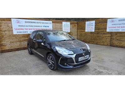 Image of 2018 DS 3 PURETECH CONNECTED CHIC S/S EA 1199cc TURBO PETROL AUTOMATIC 3 DOOR HATCHBACK