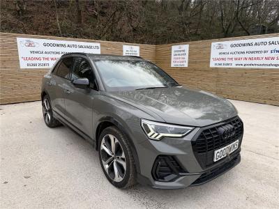 Image of 2022 AUDI Q3 TFSI S LINE BLACK EDITION 35 1498cc TURBO PETROL SEMI AUTO 5 DOOR ESTATE