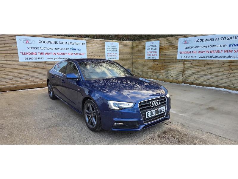 2013 63 AUDI A5 SPORTBACK TFSI S LINE 1798cc TURBO PETROL MANUAL 5 DOOR HATCHBACK